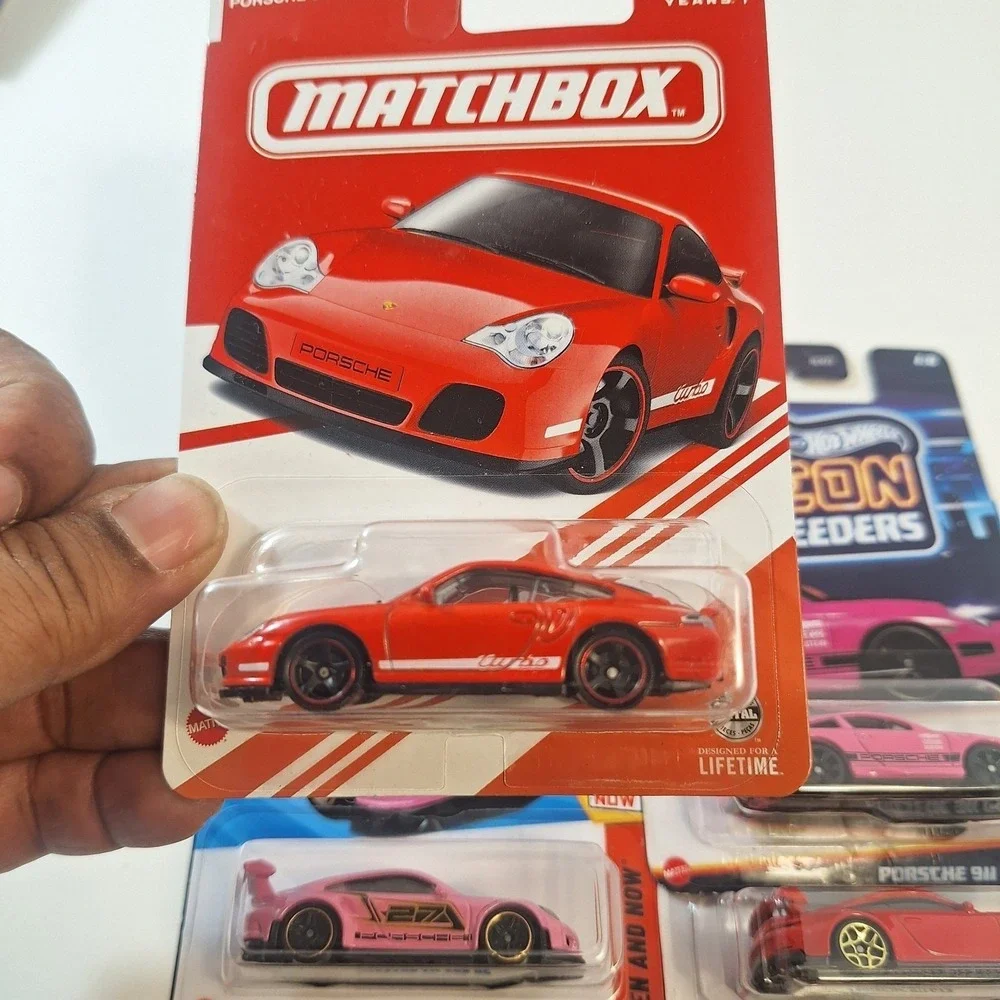Hot Wheels Porsche 6 Cars Neon Speeders/ Matchbox‎ Target Red/ 55th Anniversary
